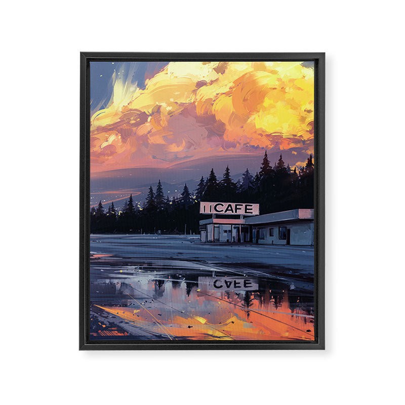 Horizon Framed Canvas Print Gallery Image 6