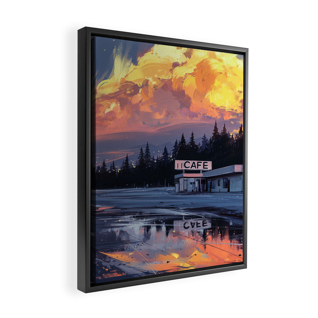 Horizon Framed Canvas Print Gallery Image 2