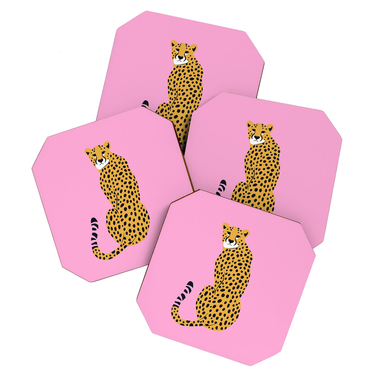 Fierce in Pink  Coaster Gallery Image 1
