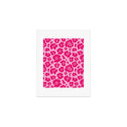 Pink Leopard Print Pattern Wallpaper - Preppy Aesthetic Art Print Gallery Image 1