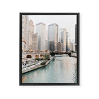 Chicago City Framed Canvas Print Gallery Image 6