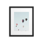 Hot Air Balloons Blue Sky Framed Art Print Gallery Image 5