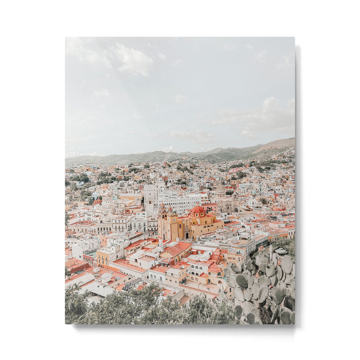 Mexico City View Metal Print Gallery Image 1