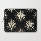 Freckled Suns - black and cream Laptop Sleeve Gallery Image 1