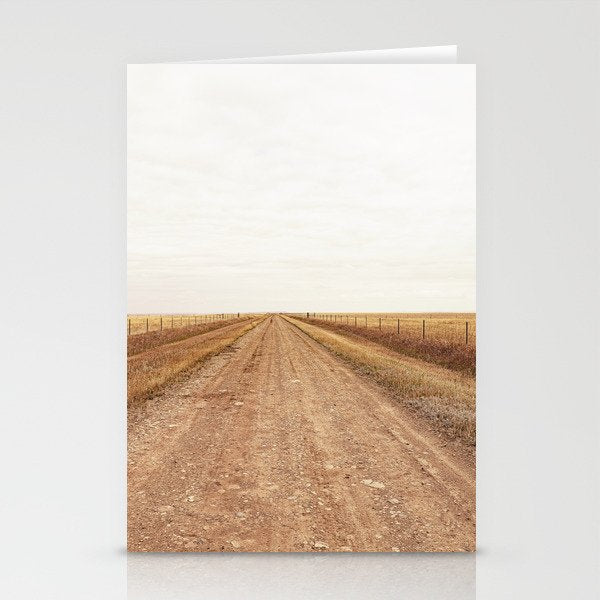 Road to Two Dot x Montana Landscape Photography Stationery Card Gallery Image 2