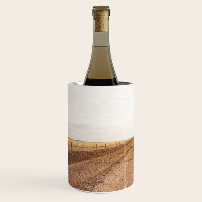 Road to Two Dot x Montana Landscape Photography Wine Chiller Gallery Image 2