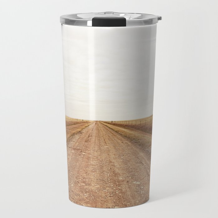 Road to Two Dot x Montana Landscape Photography Travel Mug Gallery Image 1