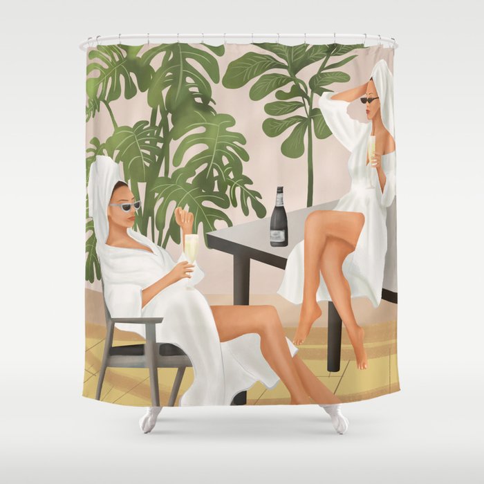 Morning Wine III Shower Curtain Gallery Image 1