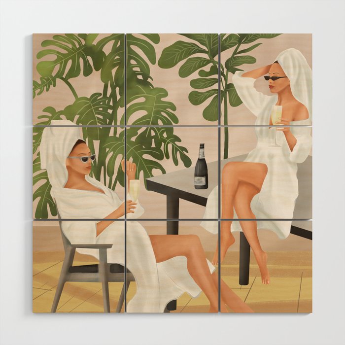 Morning Wine III Wood Wall Art Gallery Image 1