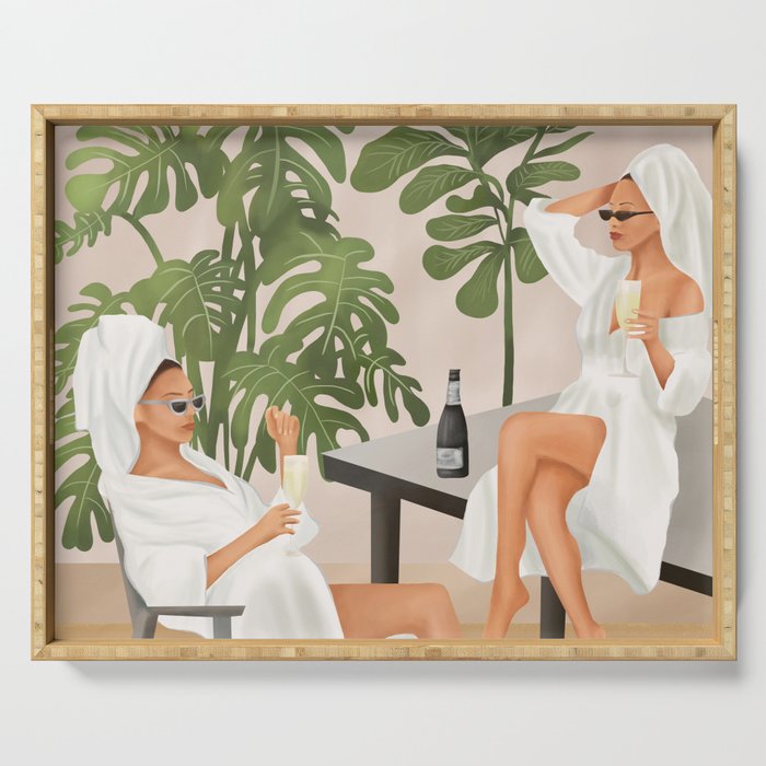 Morning Wine III Serving Tray Gallery Image 1