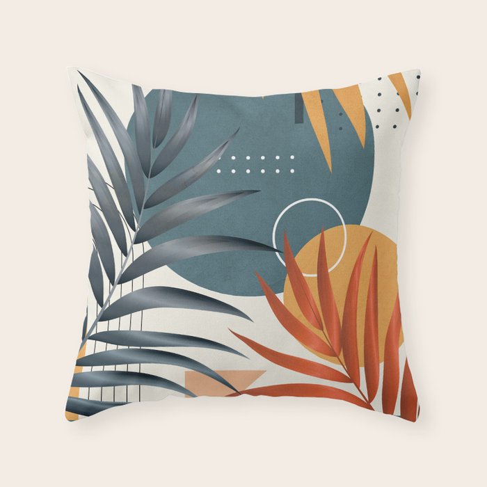Nature Geometry XX Throw Pillow Gallery Image 6