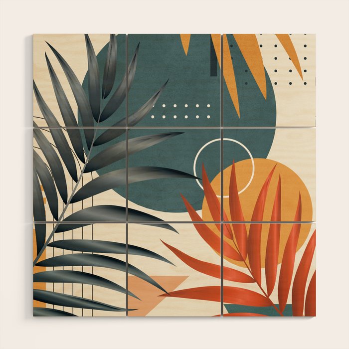 Nature Geometry XX Wood Wall Art Gallery Image 1