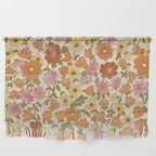 Retro garden pattern Wall Hanging Gallery Image 1
