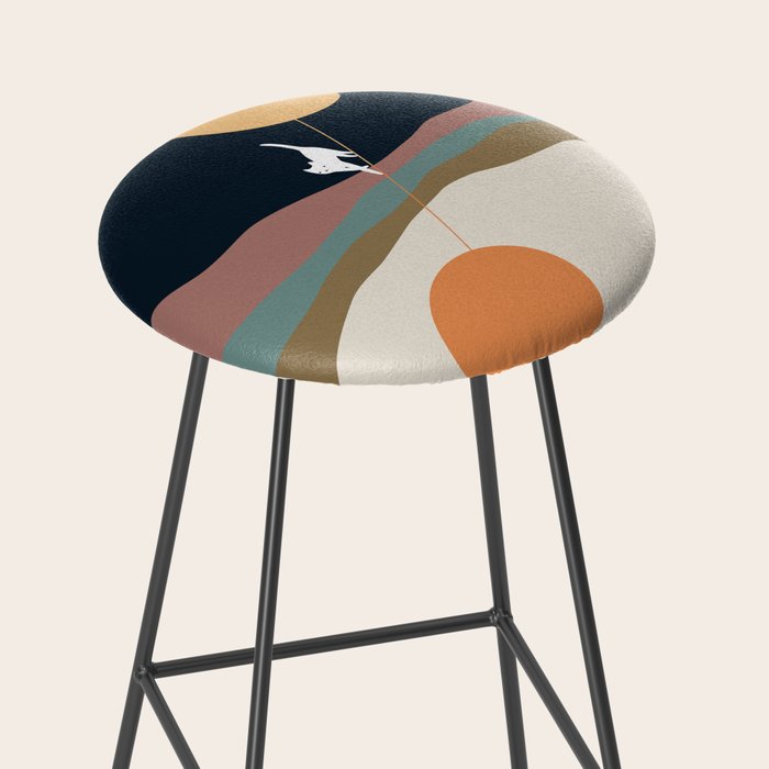 Cat Landscape 56 Stool Gallery Image 2