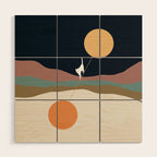 Cat Landscape 56 Wood Wall Art Gallery Image 1