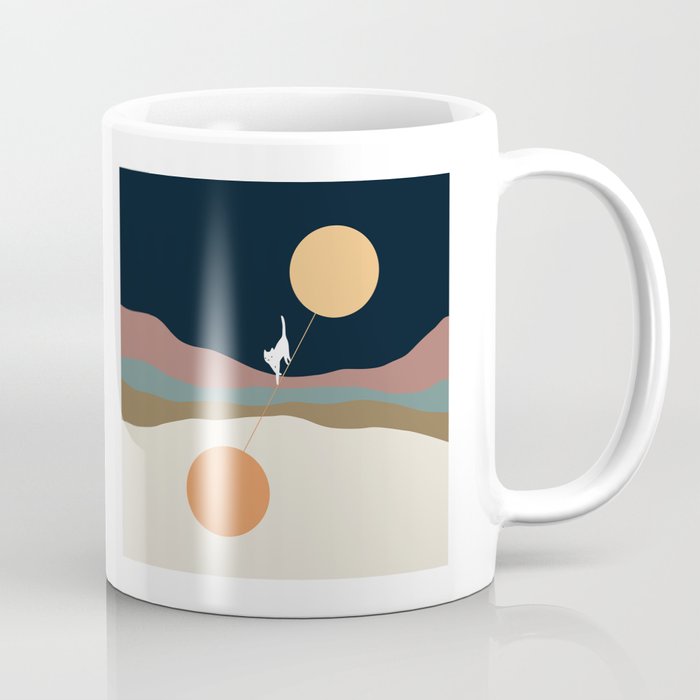 Cat Landscape 56 Coffee Mug Gallery Image 1