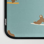 Surfing Sloth in Blue Laptop Sleeve Gallery Image 3