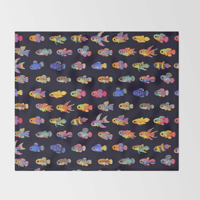 Killifish! Throw Blanket Gallery Image 2