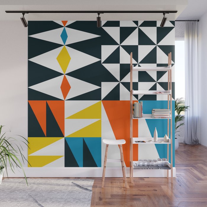 Mid Century 02 Wall Mural Gallery Image 1
