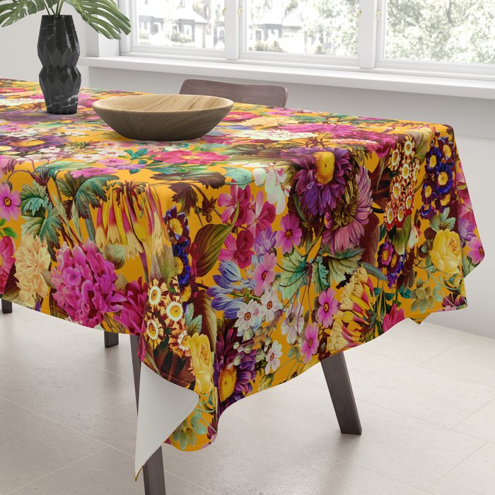 Multicolor Botanical Garden Tablecloth Gallery Image 3