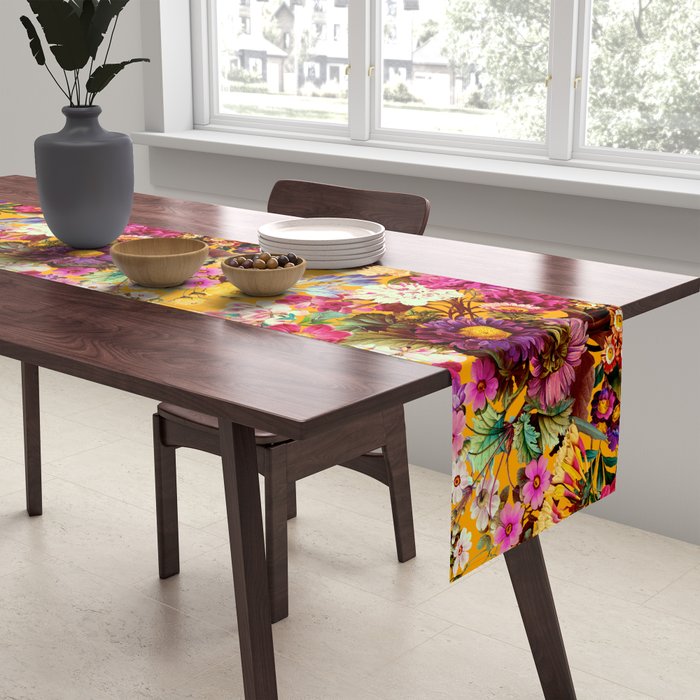 Multicolor Botanical Garden Table Runner Gallery Image 2