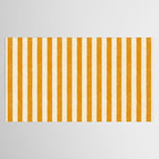 Cabana Stripe - marigold & cream Tablecloth Gallery Image 2