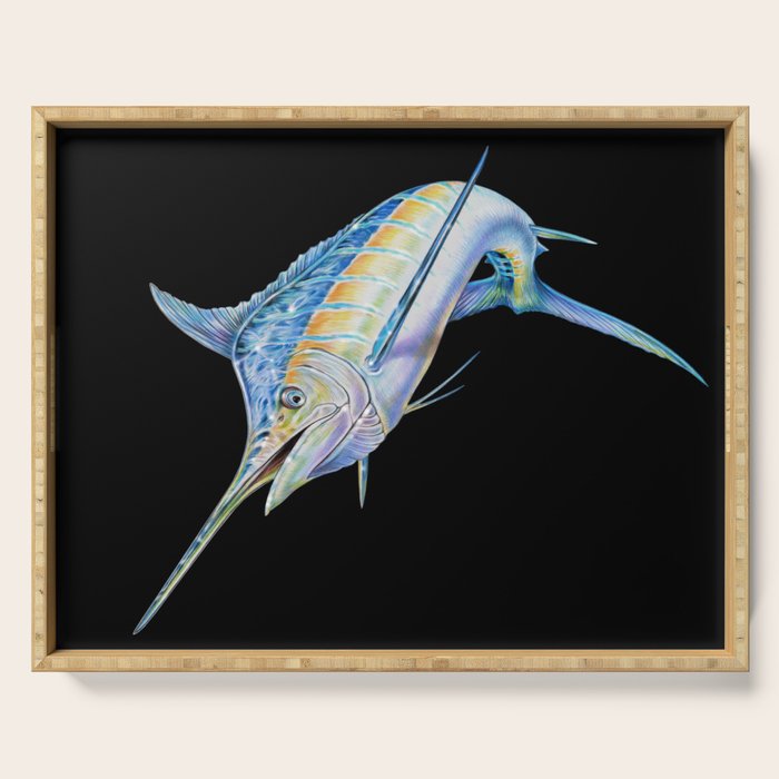 Blue Marlin Serving Tray Gallery Image 1