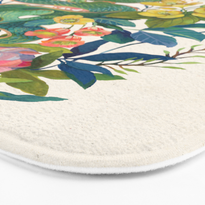 Floral Dragon Bath Mat Gallery Image 3