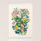 Floral Dragon Stationery Card Gallery Image 2