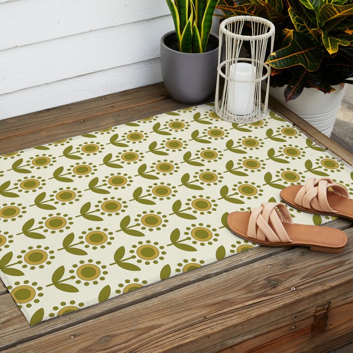 Sunroom Bloom Outdoor Rug Gallery Image 2