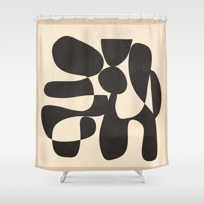 Modern Art Form 4 Shower Curtain Gallery Image 1