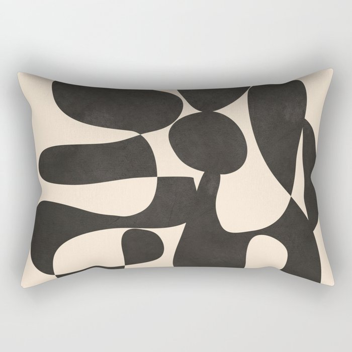 Modern Art Form 4 Rectangular Pillow Gallery Image 2