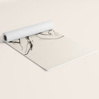Two Horses - Minimal Line Drawing Yoga Mat Gallery Image 2