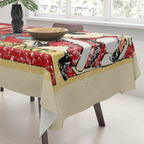 Naughty or Nice?, Vintage Santa Poster Tablecloth Gallery Image 3