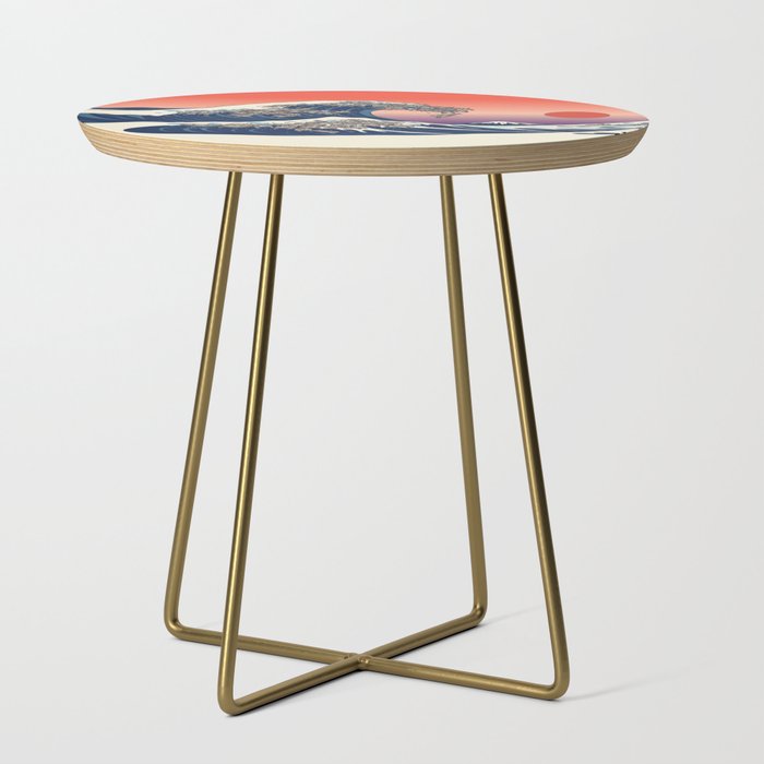 The Great Wave of Sloth Side Table Gallery Image 1