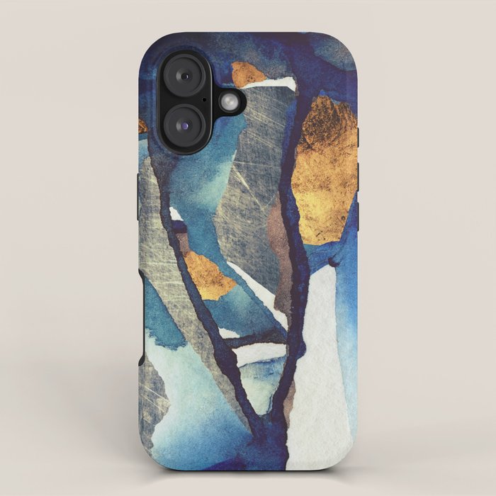 Cobalt Abstract iPhone Case Gallery Image 1