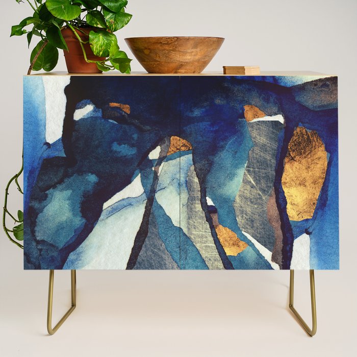 Cobalt Abstract Credenza Gallery Image 1
