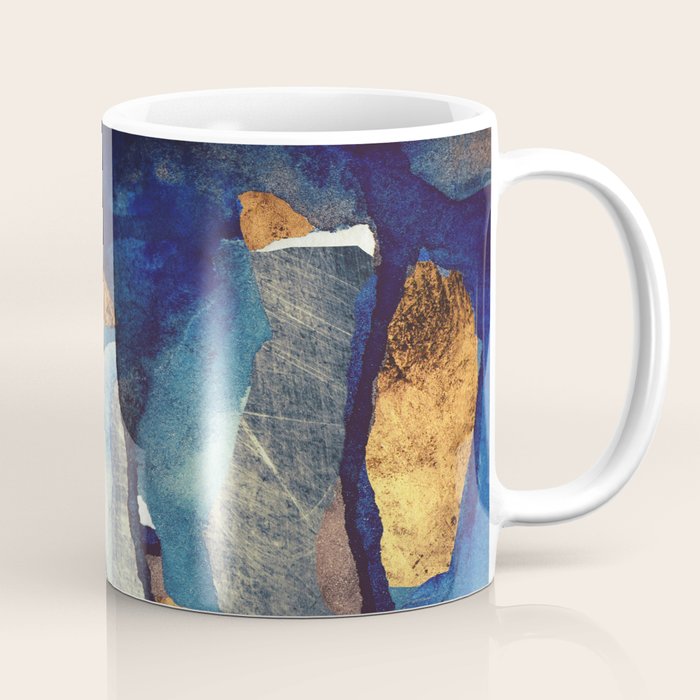Cobalt Abstract Coffee Mug Gallery Image 1