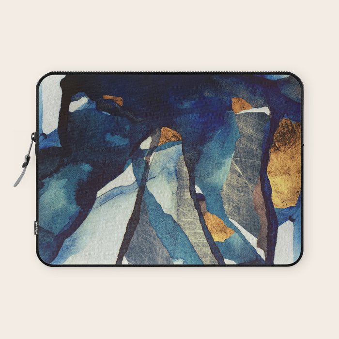 Cobalt Abstract Laptop Sleeve Gallery Image 1