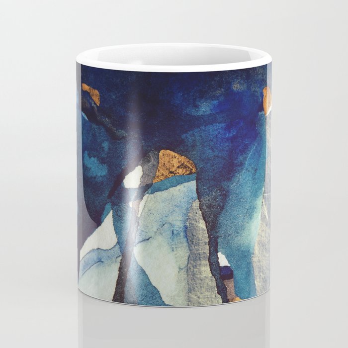Cobalt Abstract Coffee Mug Gallery Image 4