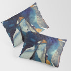 Cobalt Abstract Pillow Sham Gallery Image 3