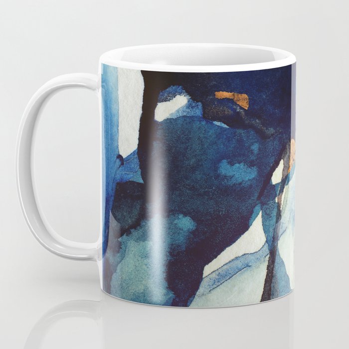 Cobalt Abstract Coffee Mug Gallery Image 3