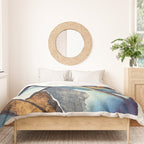 Cobalt Abstract Duvet Cover Gallery Image 3