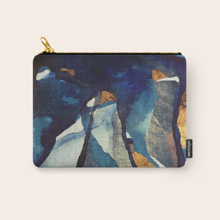 Cobalt Abstract Carry All Pouch Gallery Image 1
