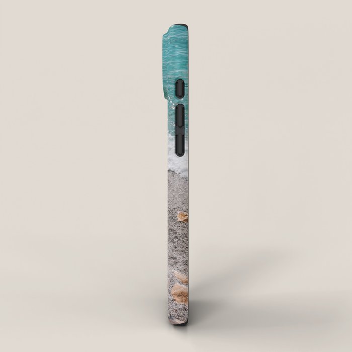 Monterosso Al Mare - Italy Europe Travel Photography - Summer Holiday Beach Umbrella Photo Art Print - Coastal Getaway iPhone Case Gallery Image 2