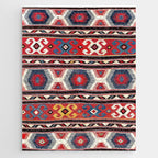 Kazak  Antique Southwest Caucasus Kilim Print Jigsaw Puzzle Gallery Image 1