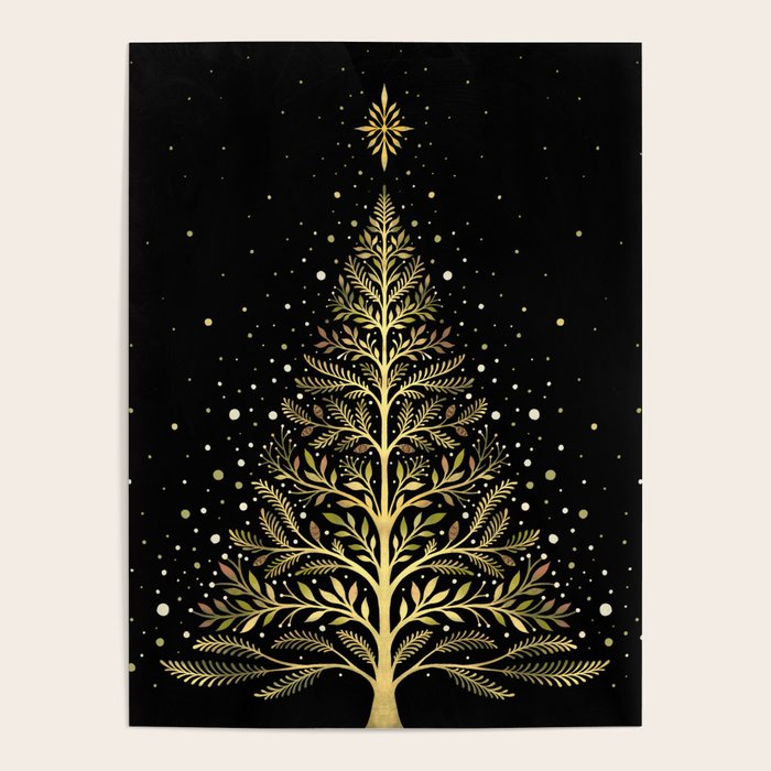 Christmas Night Tree-Glowing Poster Gallery Image 4