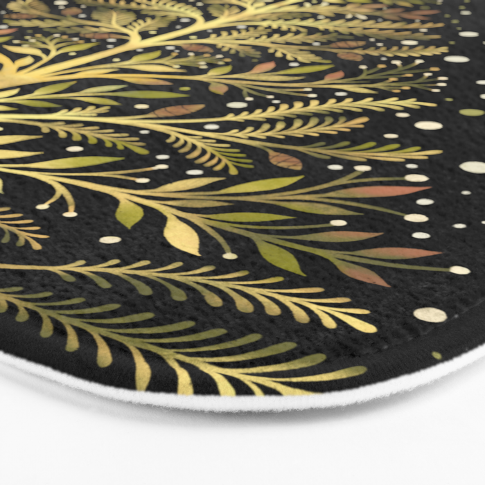 Christmas Night Tree-Glowing Bath Mat Gallery Image 3
