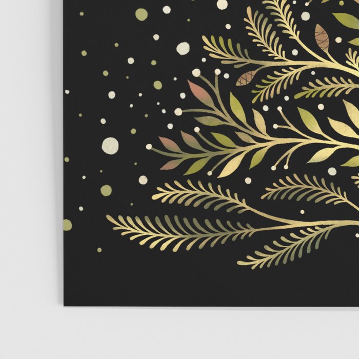 Christmas Night Tree-Glowing Poster Gallery Image 3
