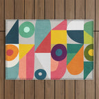 Tick Tock Machine Outdoor Rug Gallery Image 1